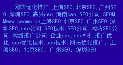 如何提升网站SEO推广效果（掌握两个关键层面）