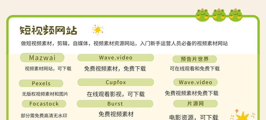 国外视频搬运素材网站有哪些？如何使用？