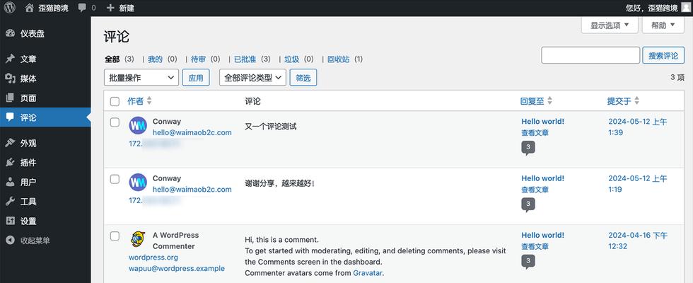 如何在WordPress网站中添加关键词？